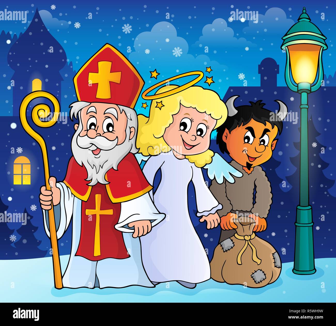Saint Nicholas Day theme 2 Stock Photo Alamy