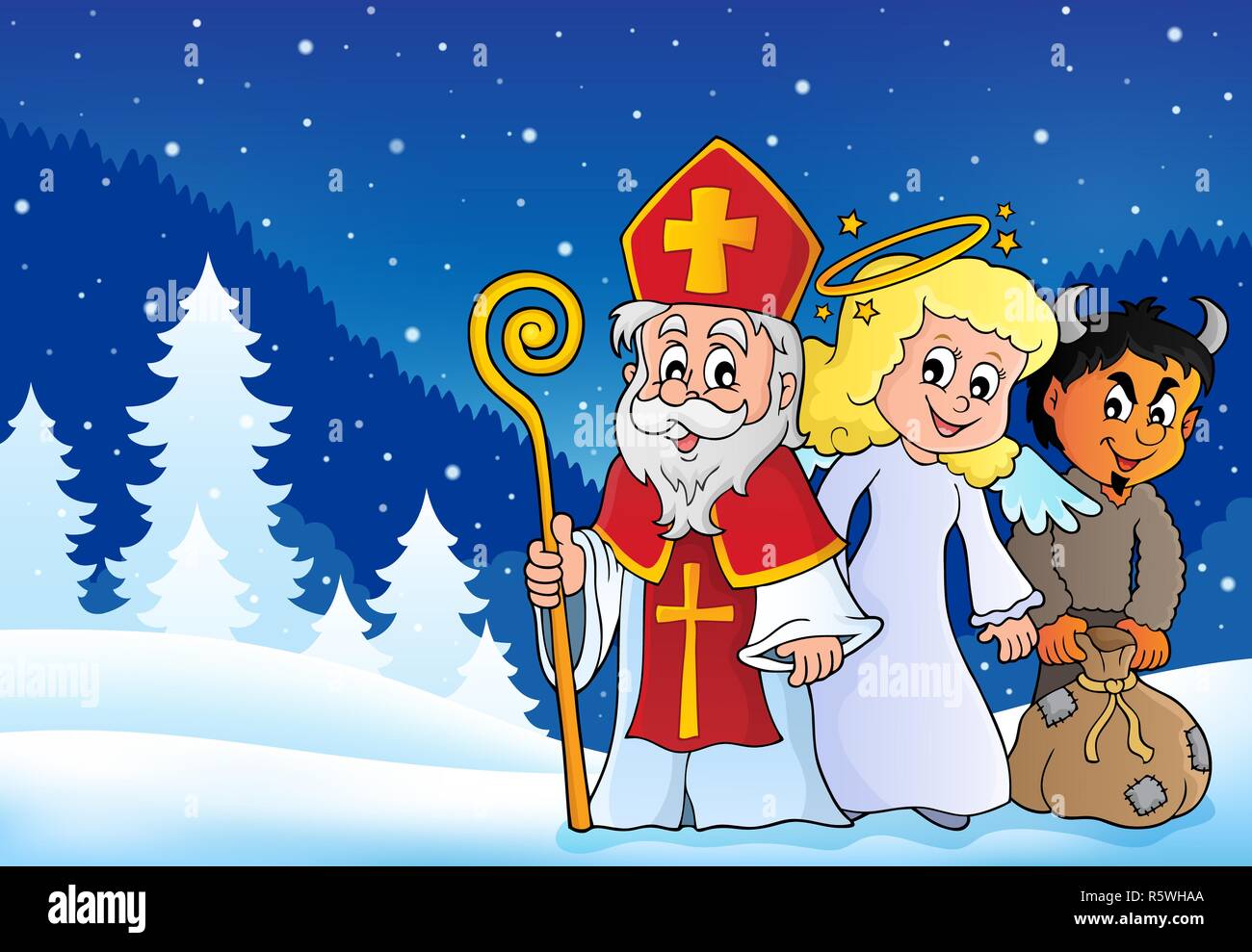 Saint Nicholas Day theme 4 Stock Photo Alamy