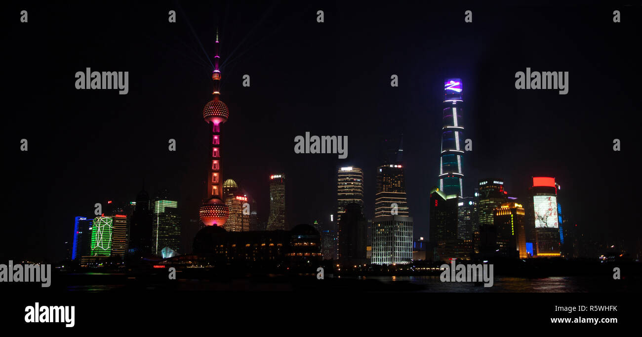 Shanghai aerial waterfront hi-res stock photography and images - Alamy