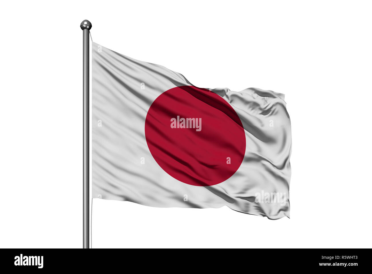 Japanese Flag Waving Gif