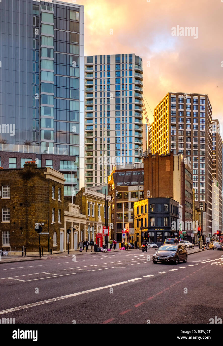 England,London, Whitechapel,Commercial Road A13 Stock Photo