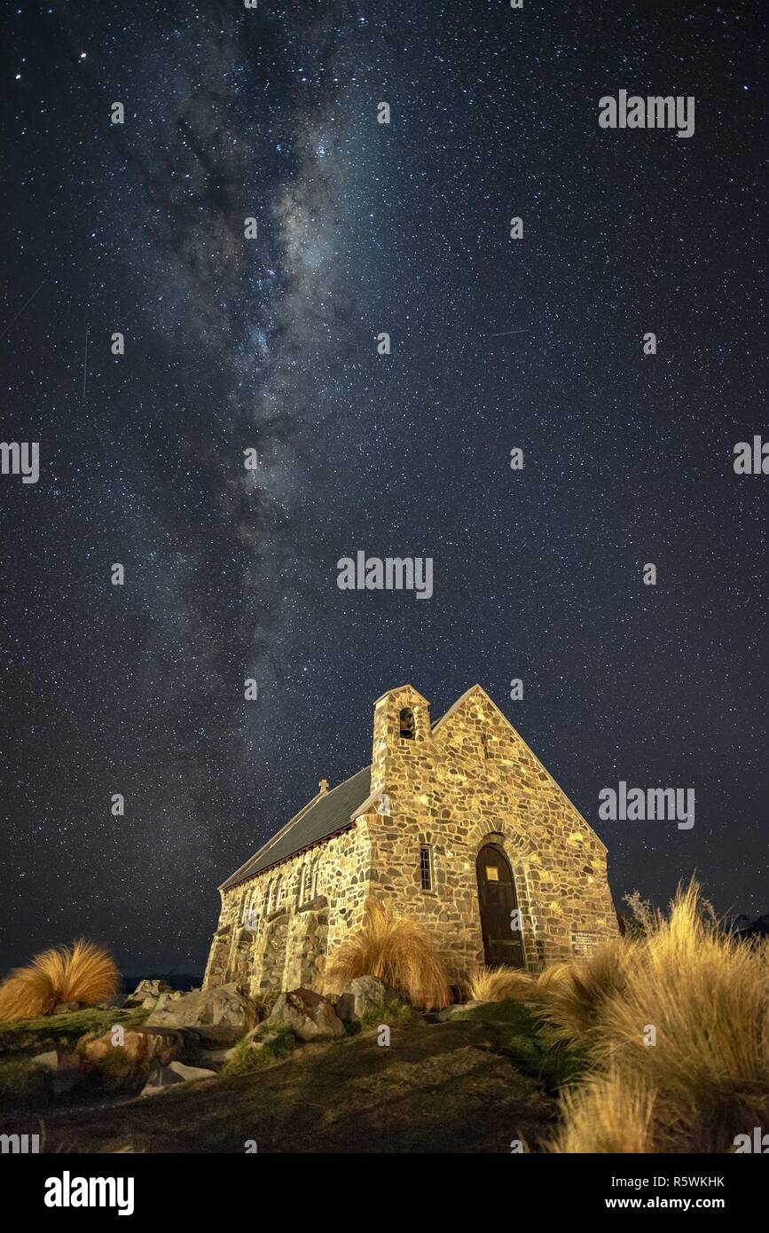 Tekapo night new zealand hi-res stock photography and images - Alamy