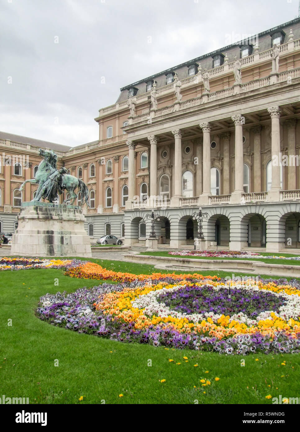 buda castle in budapest Stock Photo