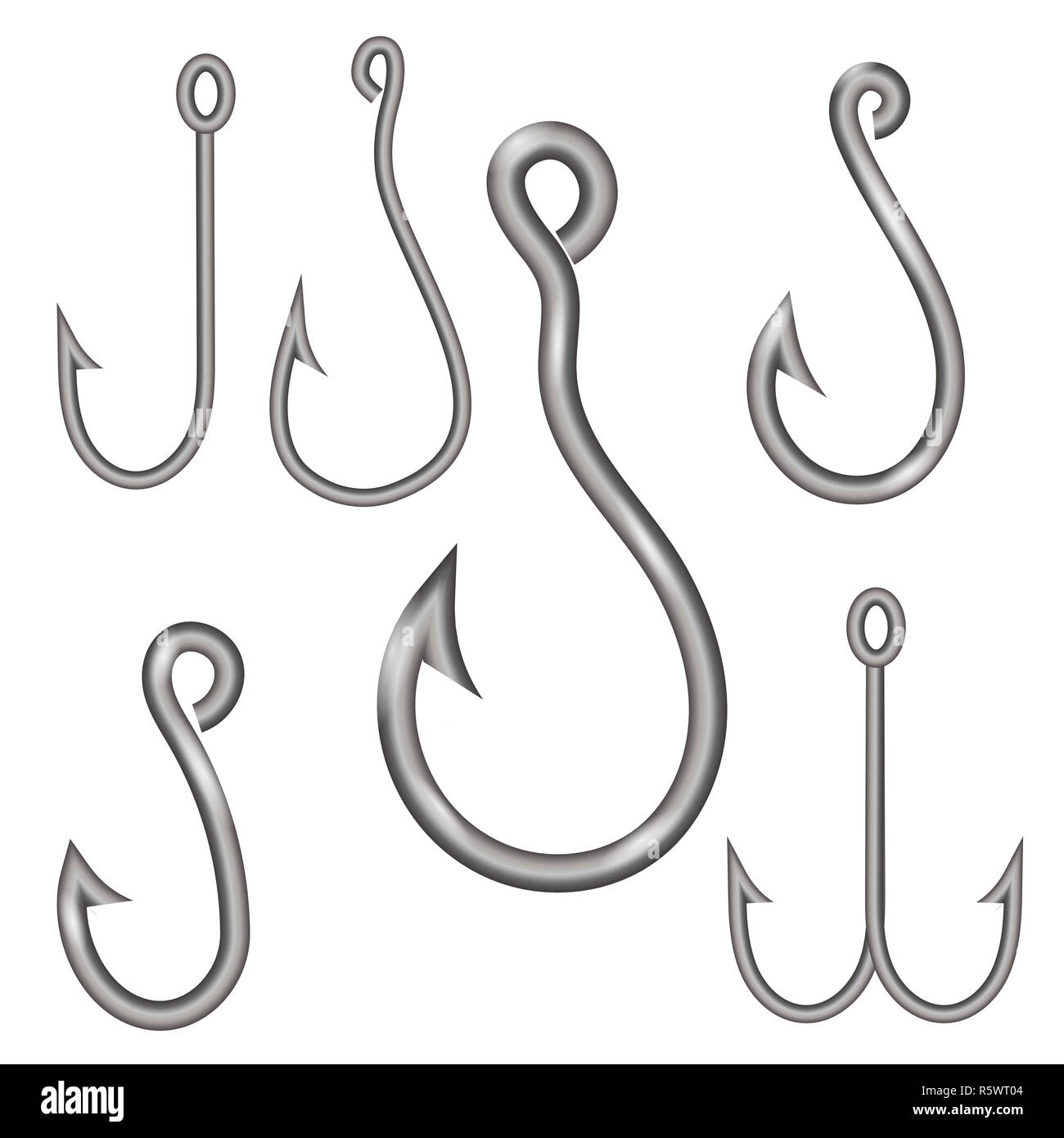 barbed-fish-hook-cut-out-stock-images-pictures-alamy