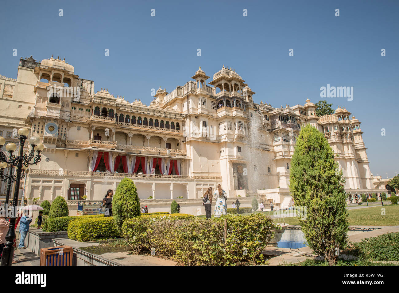 City Palace building, Udaipur, Rajasthan, India Stock Photo