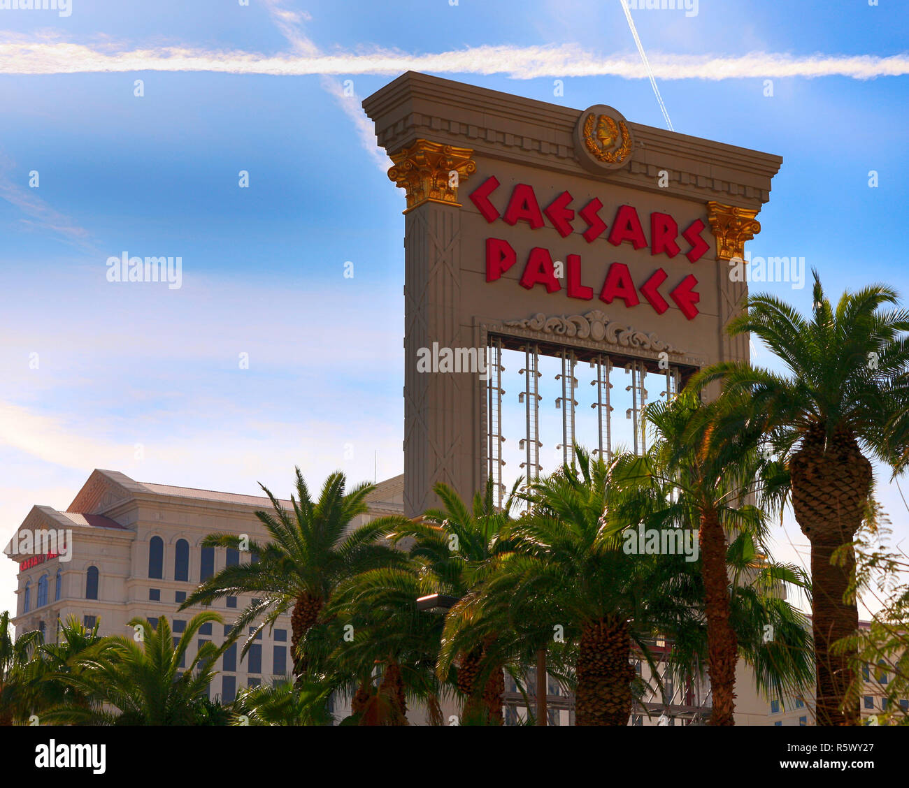 Caesars palace casino sign hi-res stock photography and images - Alamy