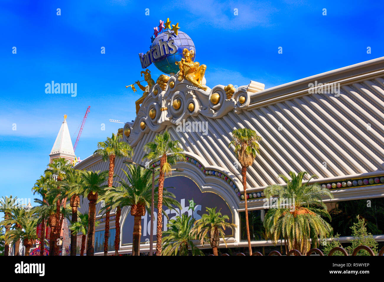 Harrah's hotel and Casino on the strip in Las Vegas, Nevada Stock Photo