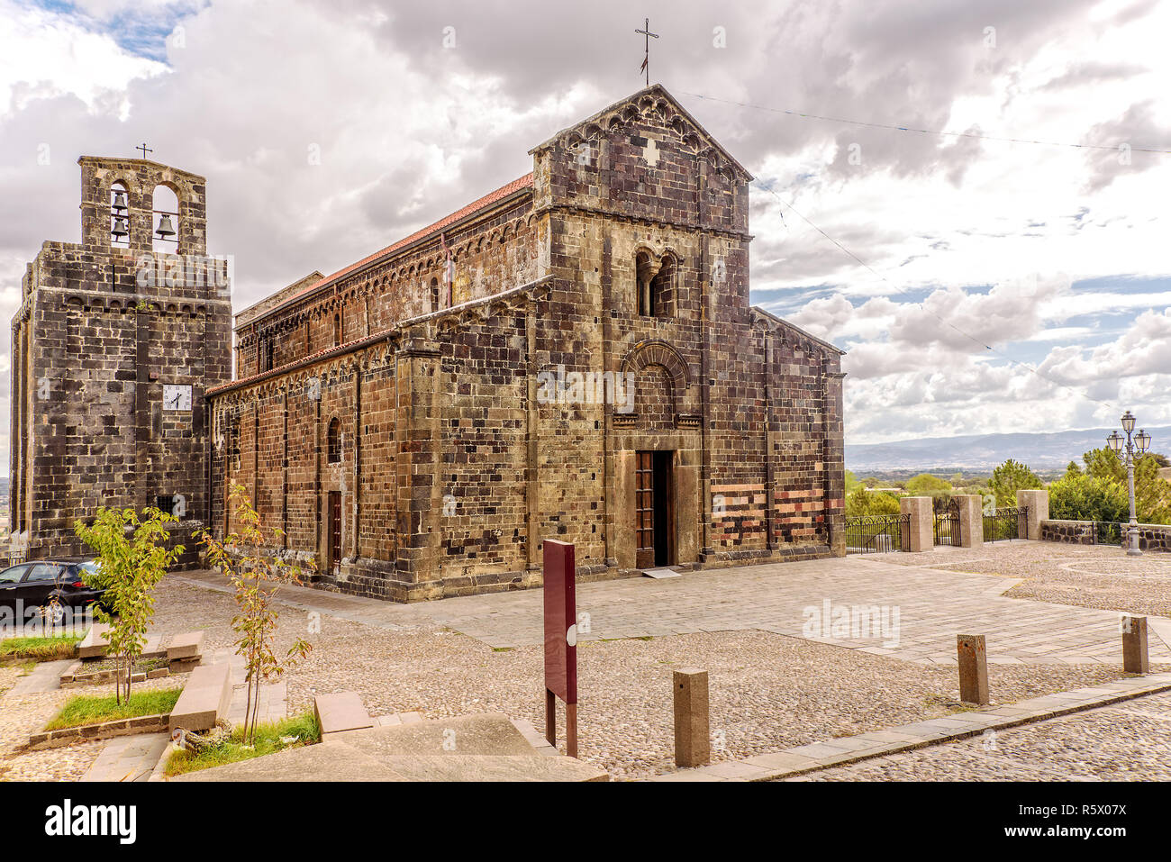 santa maria del regno ardara church sardinia Stock Photo Alamy