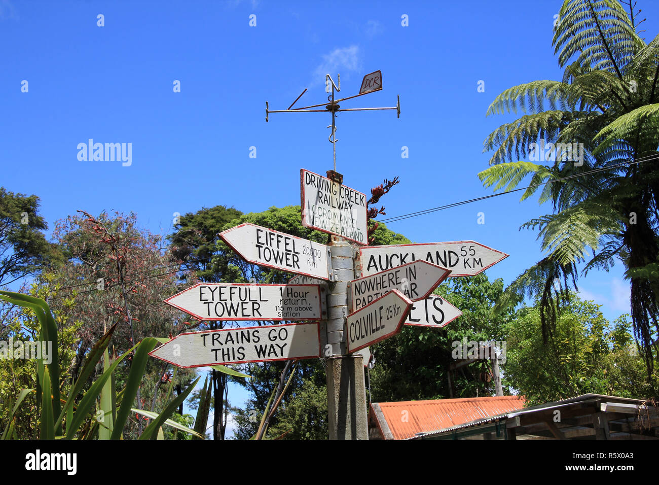 Signpost railway hi-res stock photography and images - Alamy