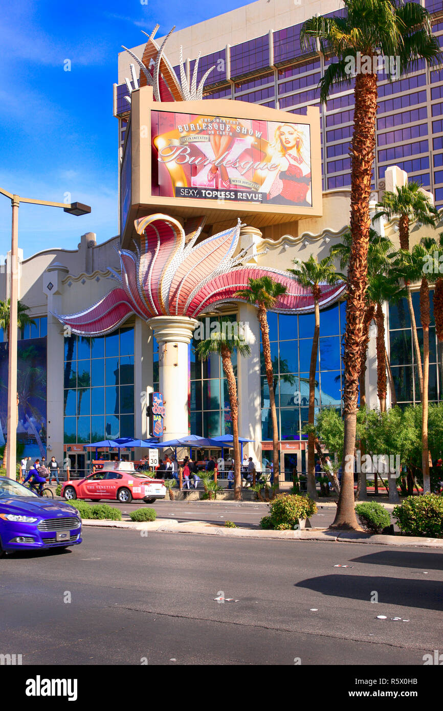 The Flamingo hotel on the strip in Las Vegas, Nevada Stock Photo