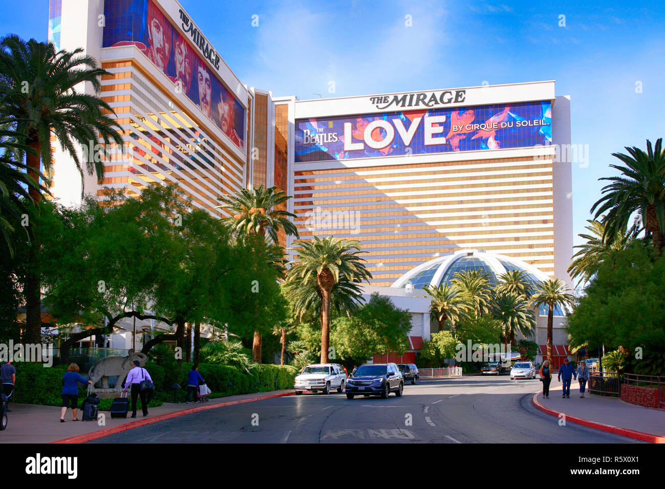 The Mirage hotel in Las Vegas, Nevada Stock Photo Alamy