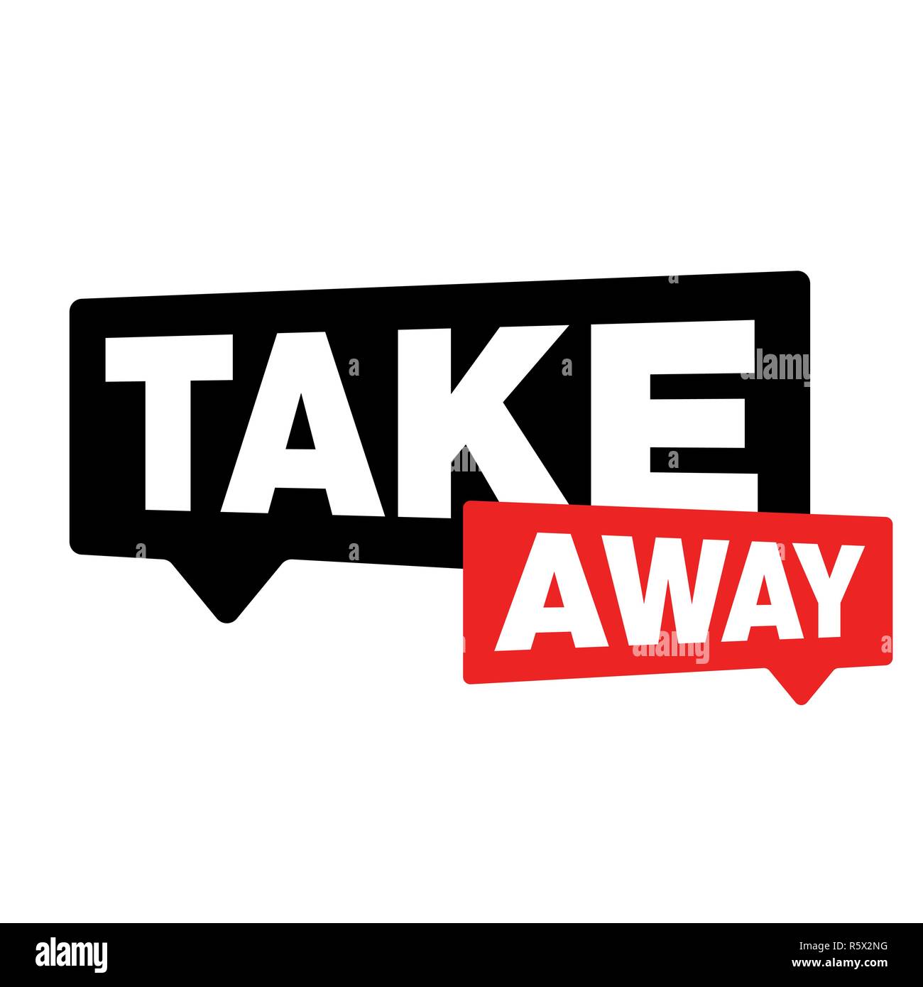 Take Away label sign Stock Vector Image & Art Alamy