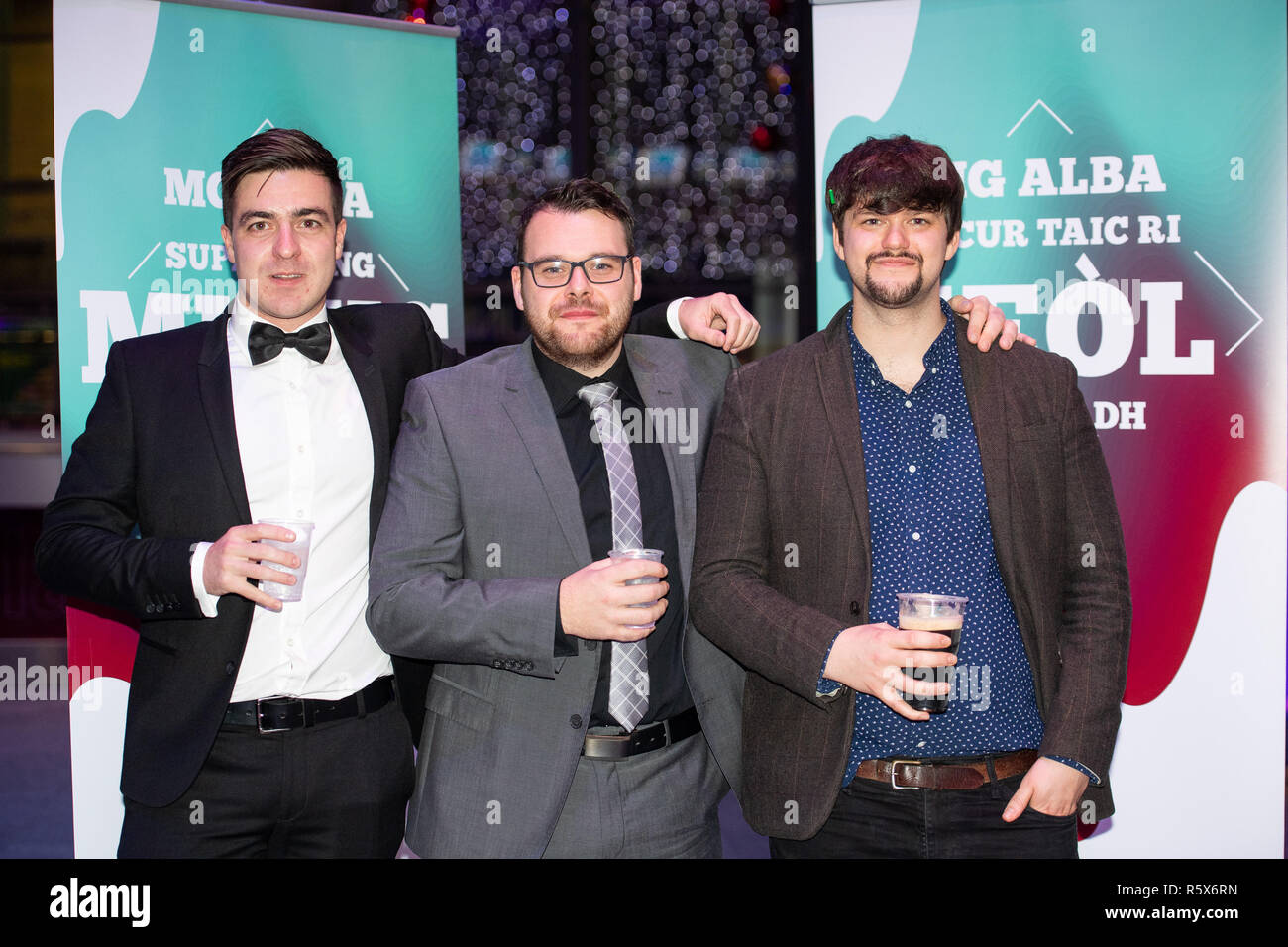 Hands Up for Trad celebrates Scotland's vibrant traditional music scene at the MG Alba Scottish Traditional Music Awards 2018 at Perth Concert Hall Pi Stock Photo