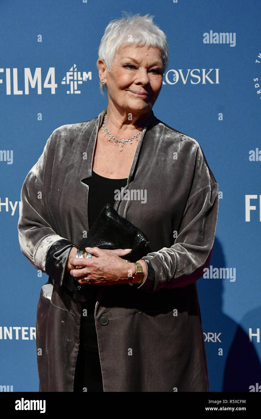 Dame Judi Dench Arrivers at The 21sh British Independent Film Awards at ...