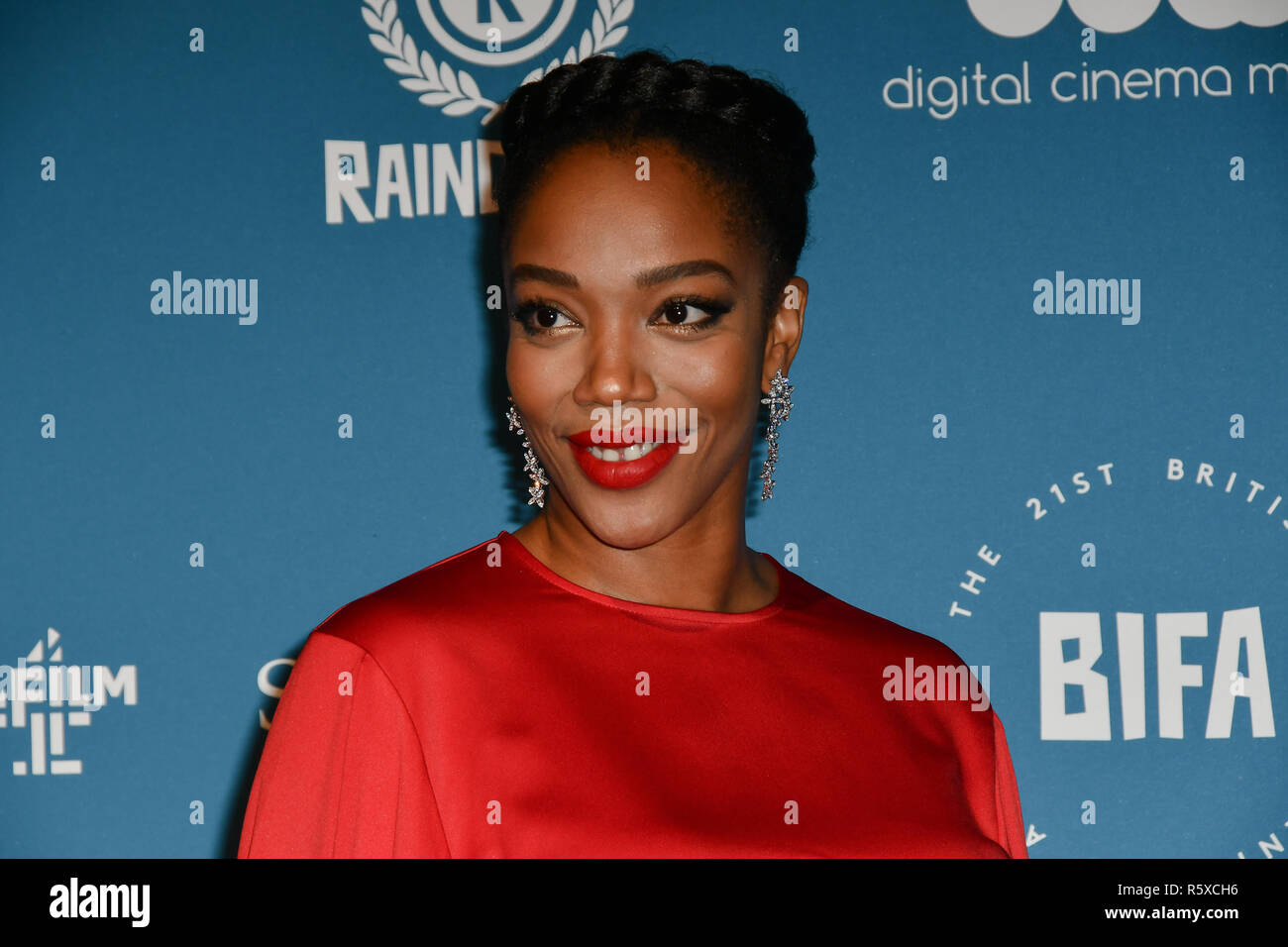 Naomi Ackie Arrivers at The 21sh British Independent Film Awards at 1