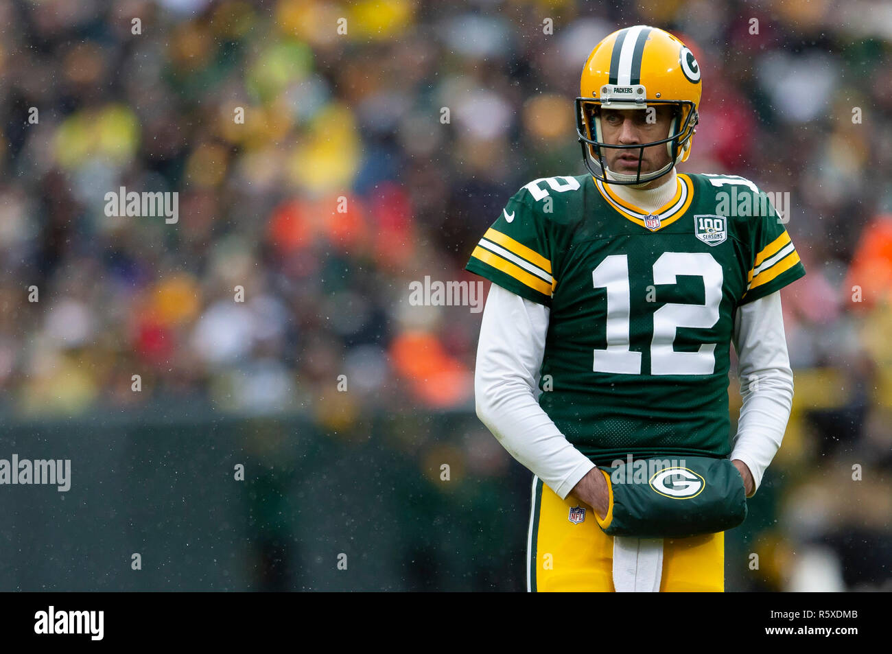 Green Bay, WI, USA. 20th Oct, 2019. Green Bay Packers strong safety Adrian  Amos #31 during the NFL Football game between the Oakland Raiders and the Green  Bay Packers at Lambeau Field