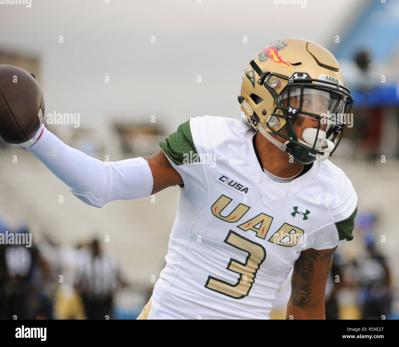 Murfreesboro Tn Usa 01st Dec 2018 Uab Wide Receiver
