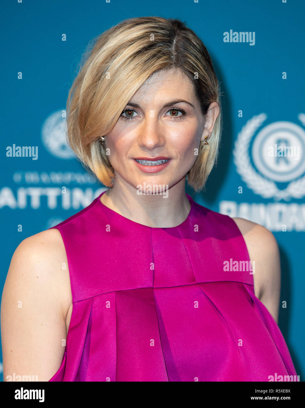 London, UK. 2nd Dec 2018. Jodie Whittaker attends the 21st British Independent Film Awards at Old Billingsgate on December 02, 2018 in London, England. Credit: Gary Mitchell, GMP Media/Alamy Live News Stock Photo