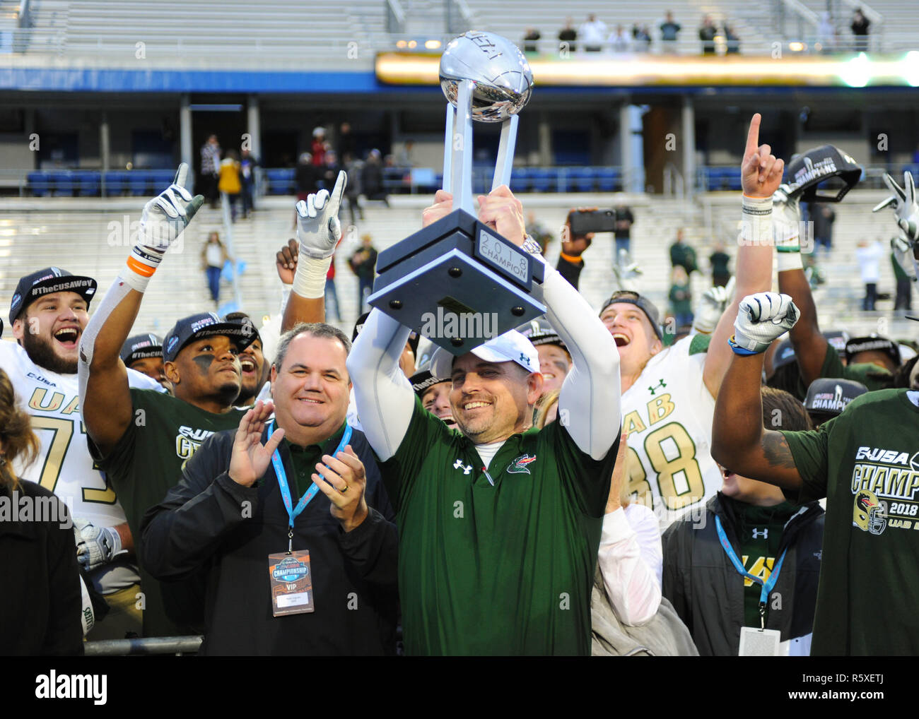 Murfreesboro Tn Usa 01st Dec 2018 Uab Head Coach Bill