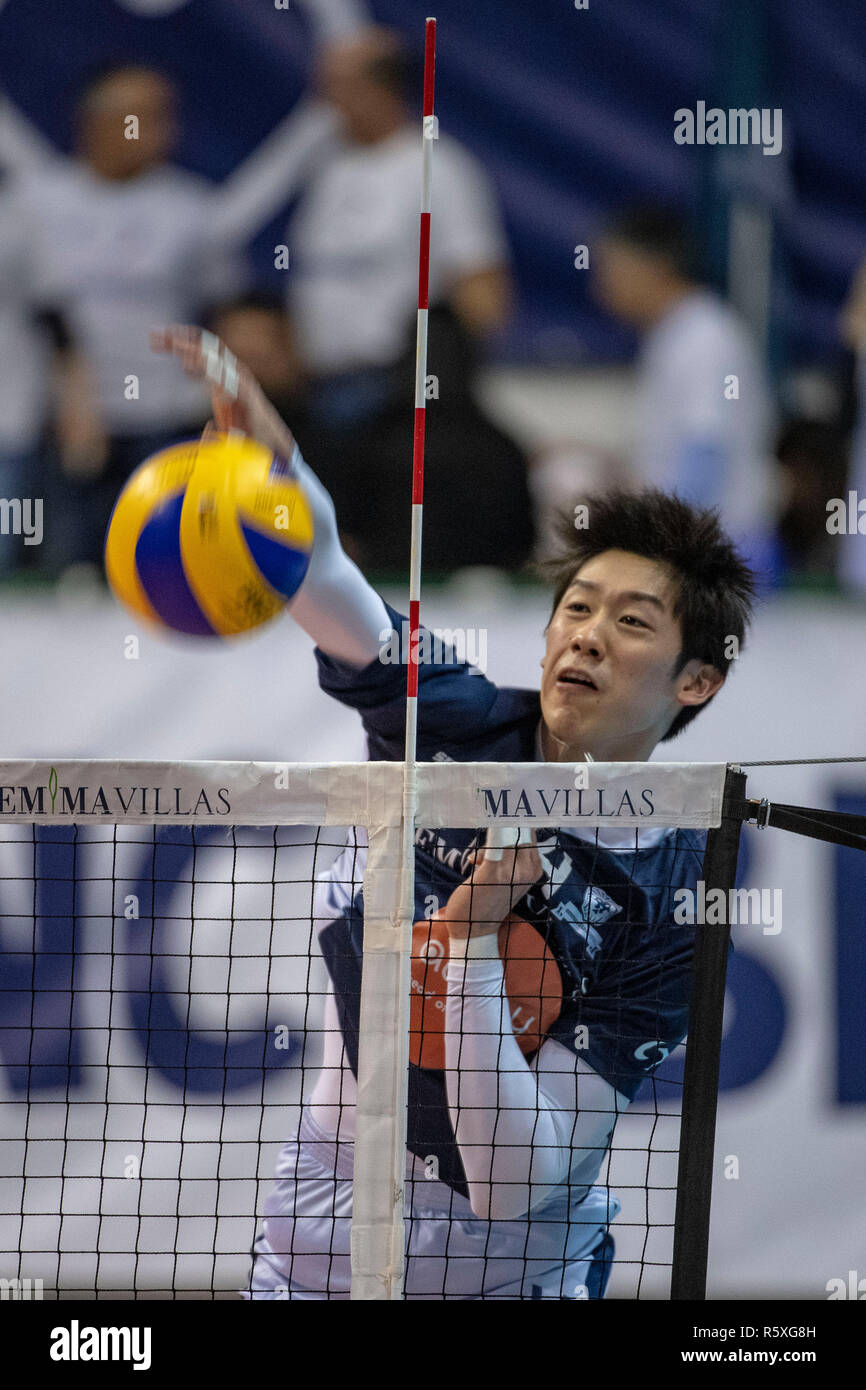 Yuki Ishikawa of Siena during the Italian Men's Volleyball League Serie