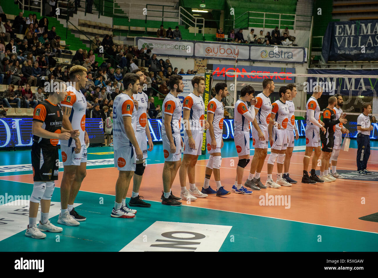 Team Group of Siena during the Italian Men's Volleyball League Serie A1