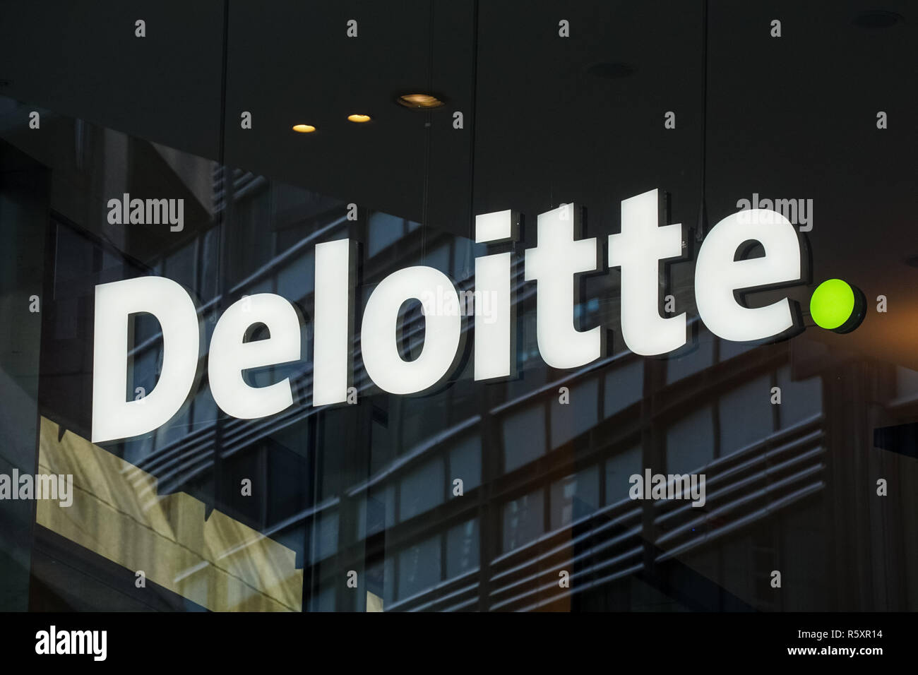 Deloitte headquarters at 1 New Street Square, London England United Kingdom UK Stock Photo