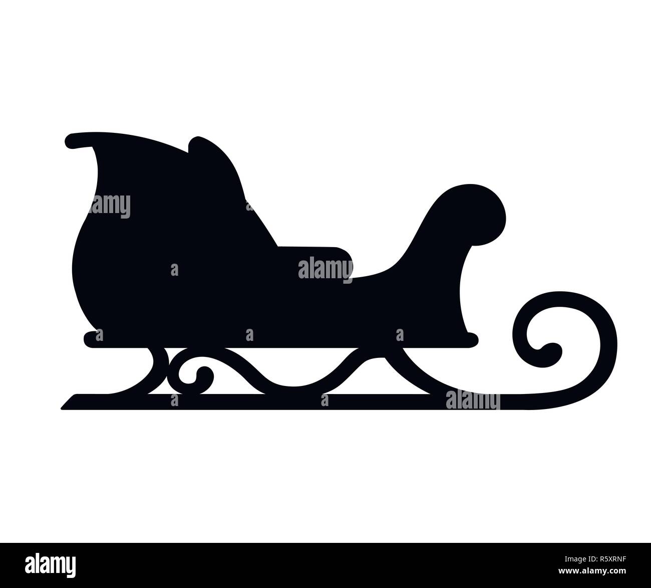 Santa Sleigh Vector