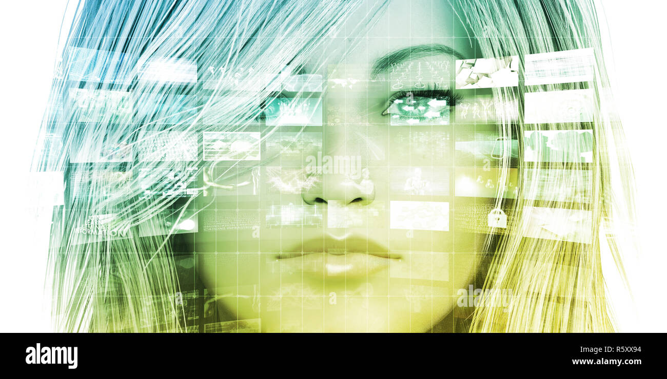 Futuristic Interface Stock Photo