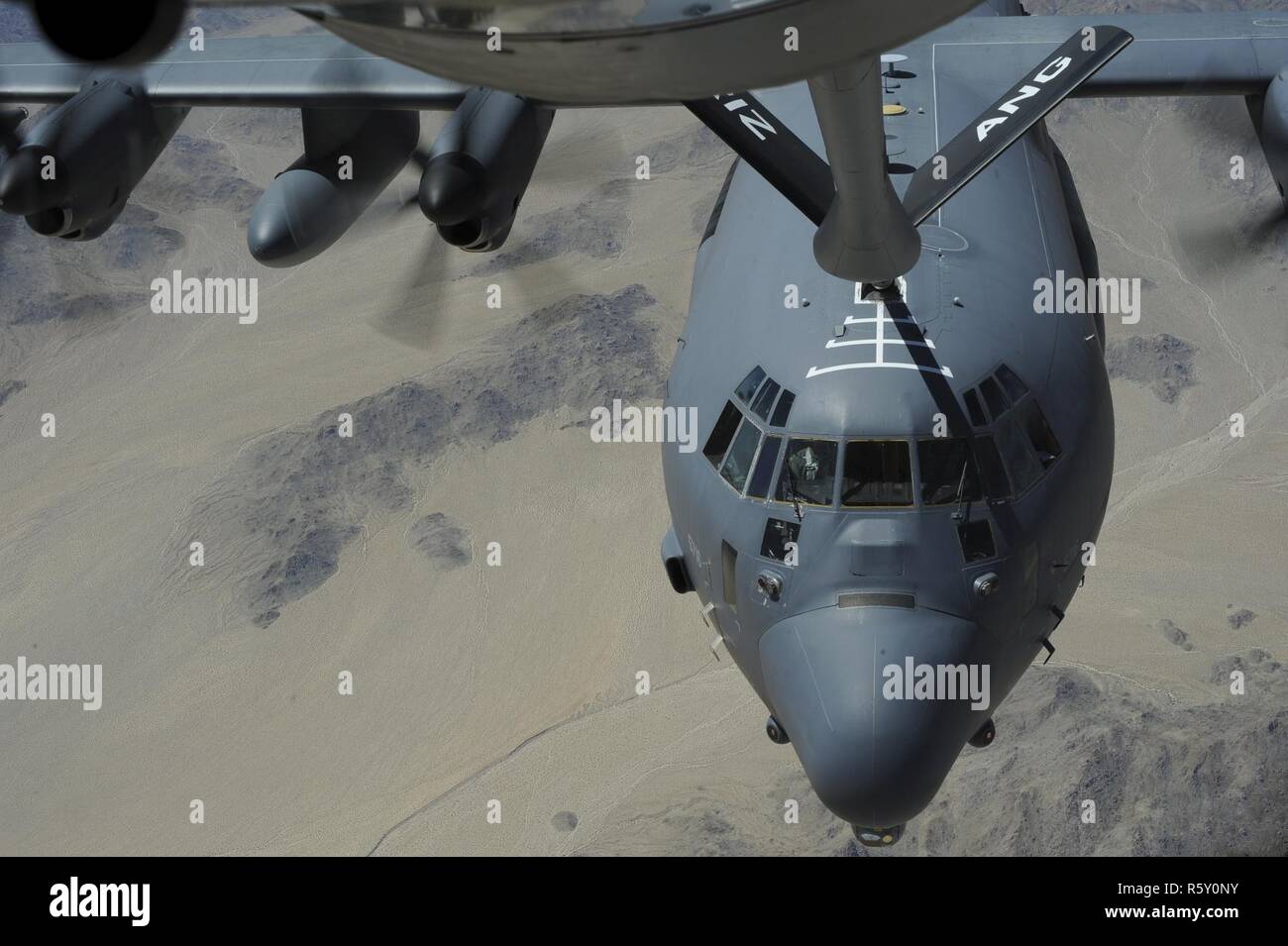 A U.S. Air Force HC-130J Combat King II, assigned to the 79th Rescue ...