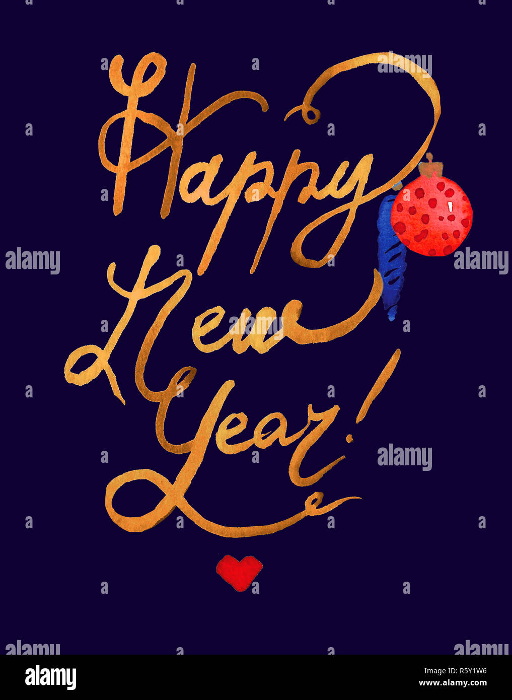 Year decor. Holidays decorative prints 