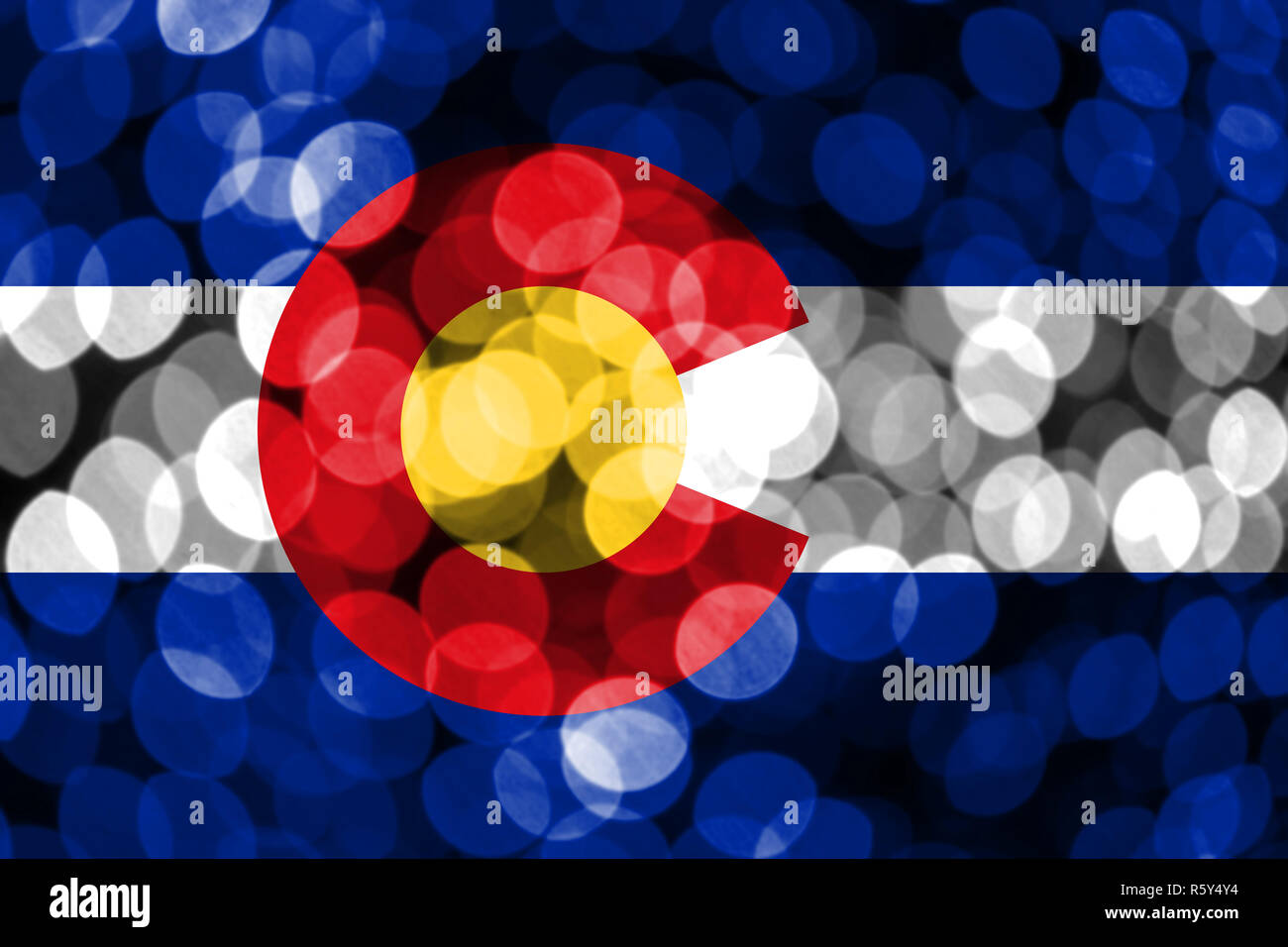 Abstract Colorado Flag