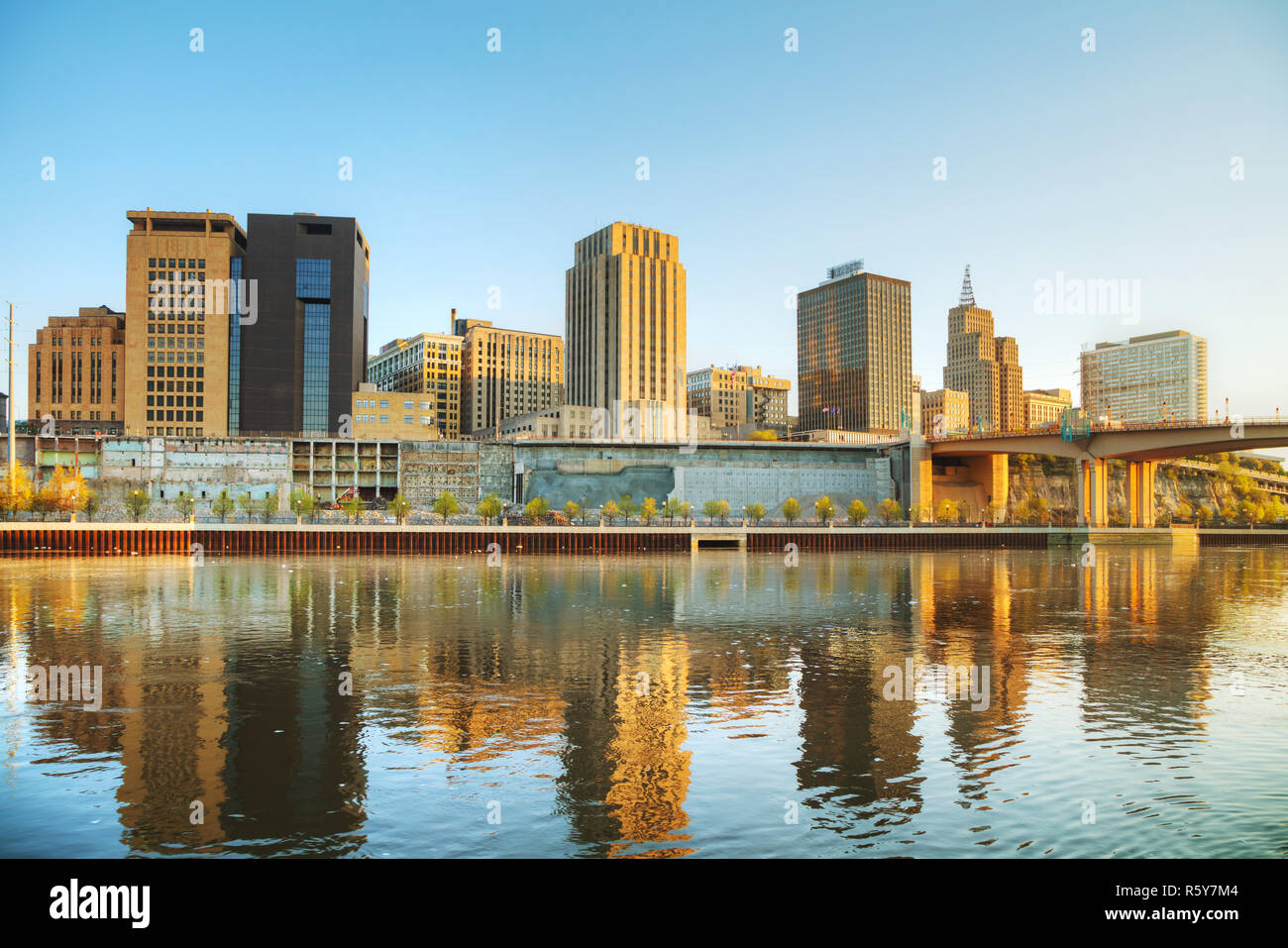 Overview of downtown St. Paul, MN Stock Photo Alamy