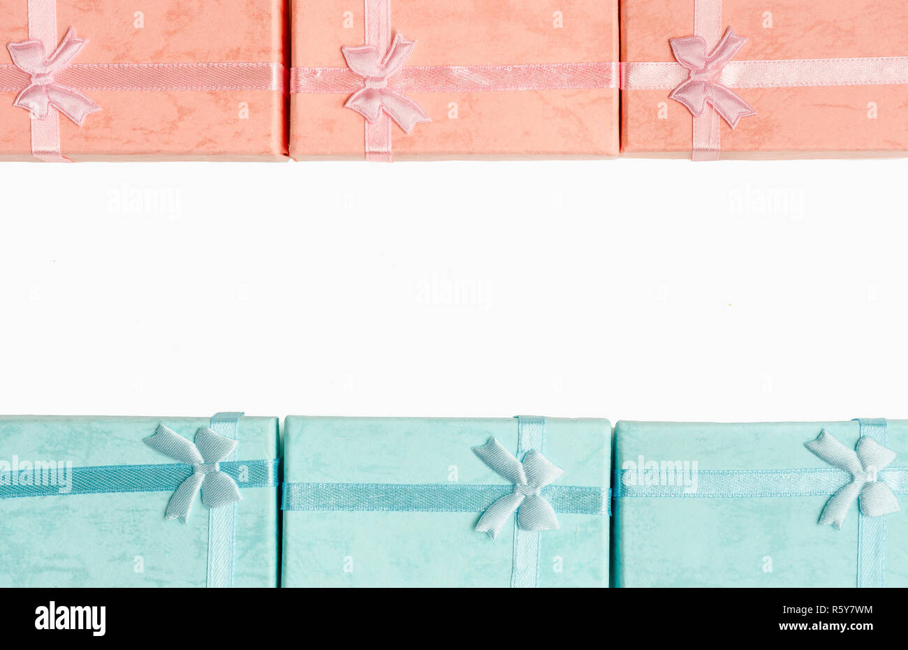 Gifts with copy space Stock Photo