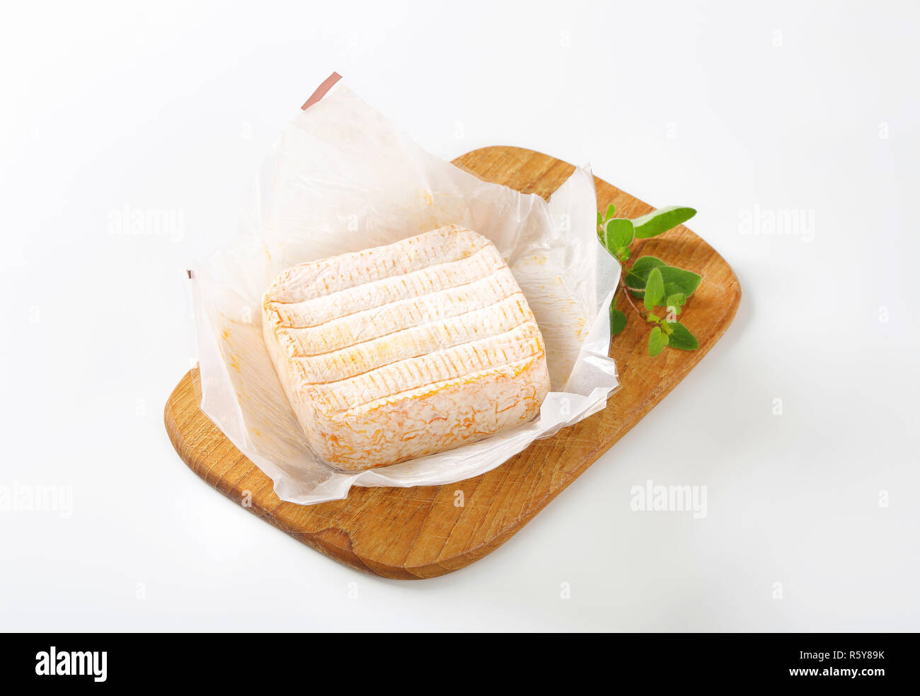 French washed rind cheese Stock Photo Alamy