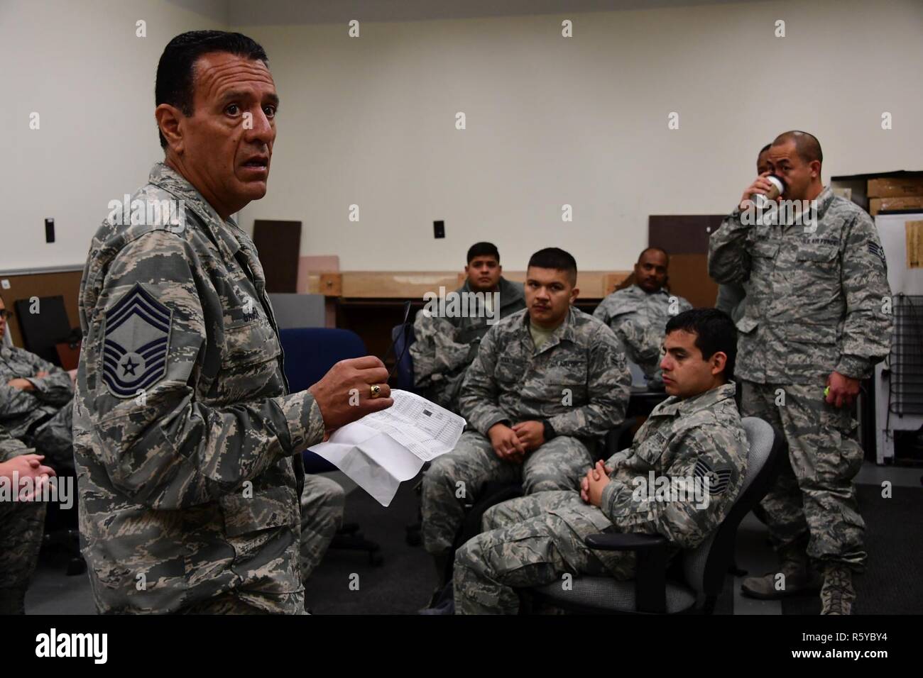 U.S. Air National Guard member and chief of maintenance for the 146th ...