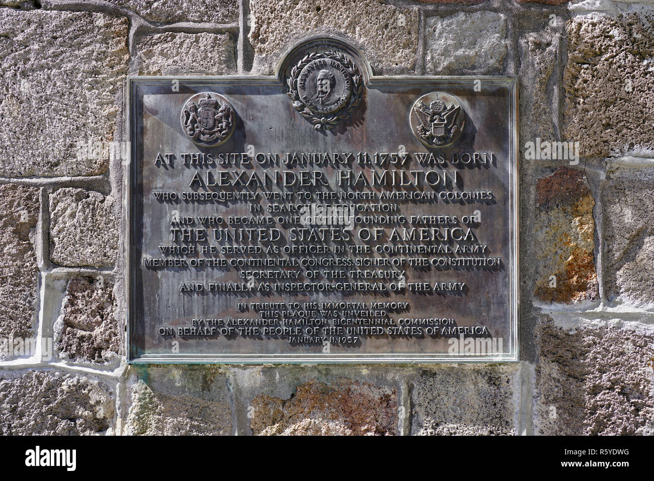 CHARLESTOWN, NEVIS 22 NOV 2018 View of the Nevis Historical Museum
