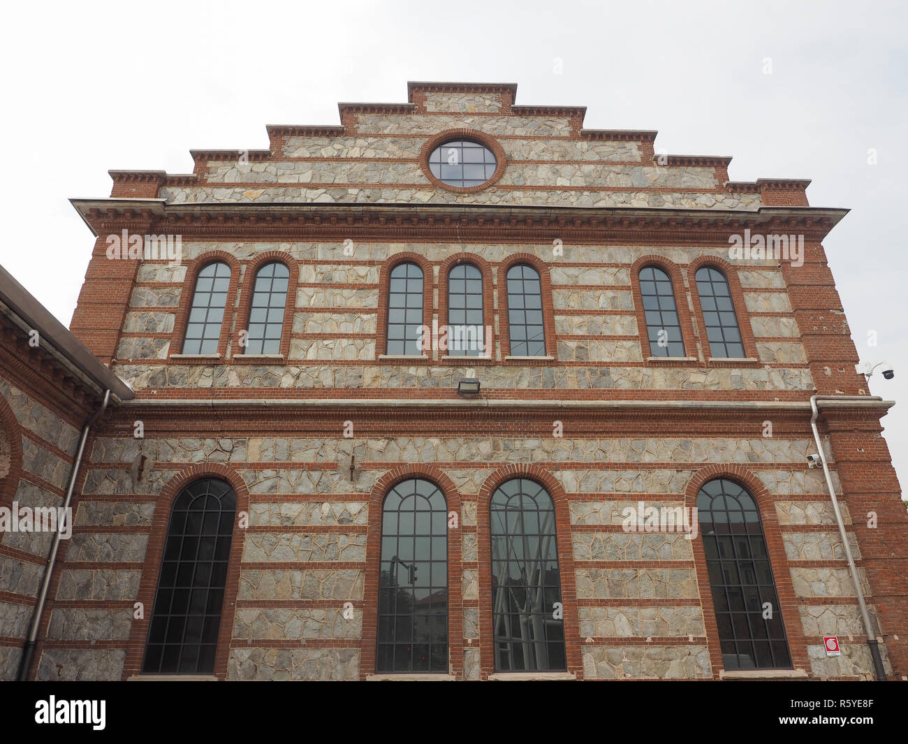 OGR (Officine Grandi Riparazioni) train repair shop in Turin Stock Photo