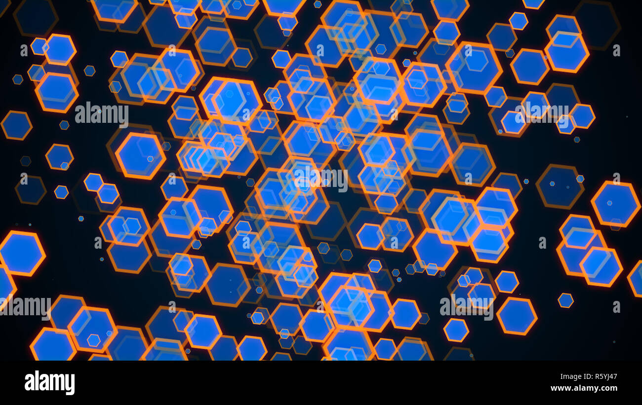 Abstract hexagonal background. 3d rendering backdrop Stock Photo - Alamy