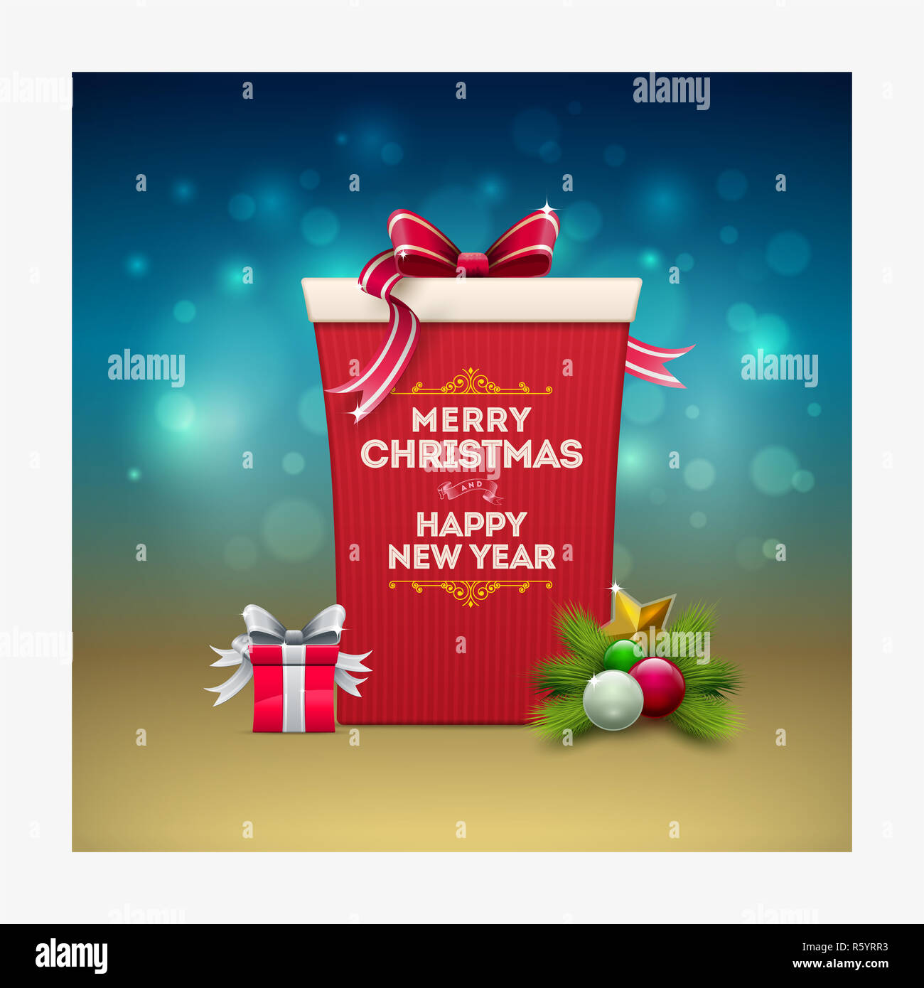 Christmas Gift Boxes Stock Photo - Alamy