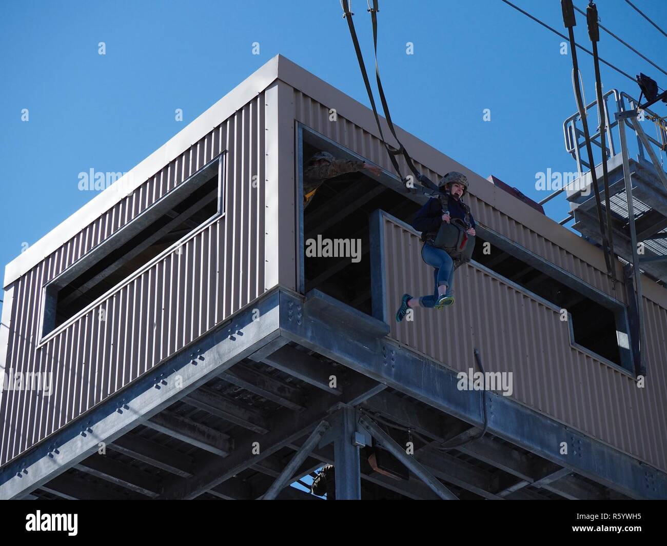 Eagle River High School Air Force Junior ROTC Cadet Riley Sheldon exits ...