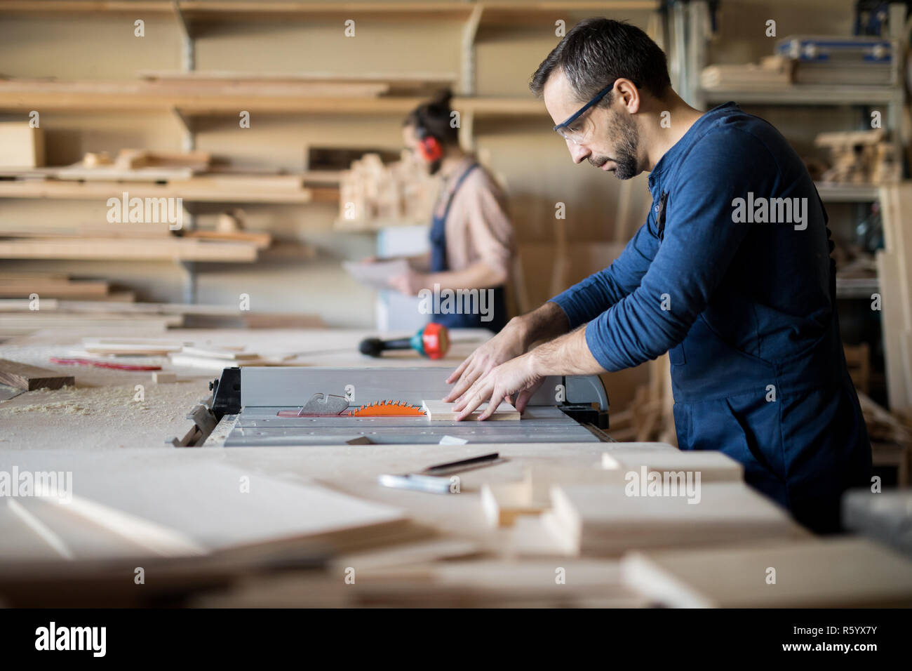 Wood crafting Stock Photo Alamy