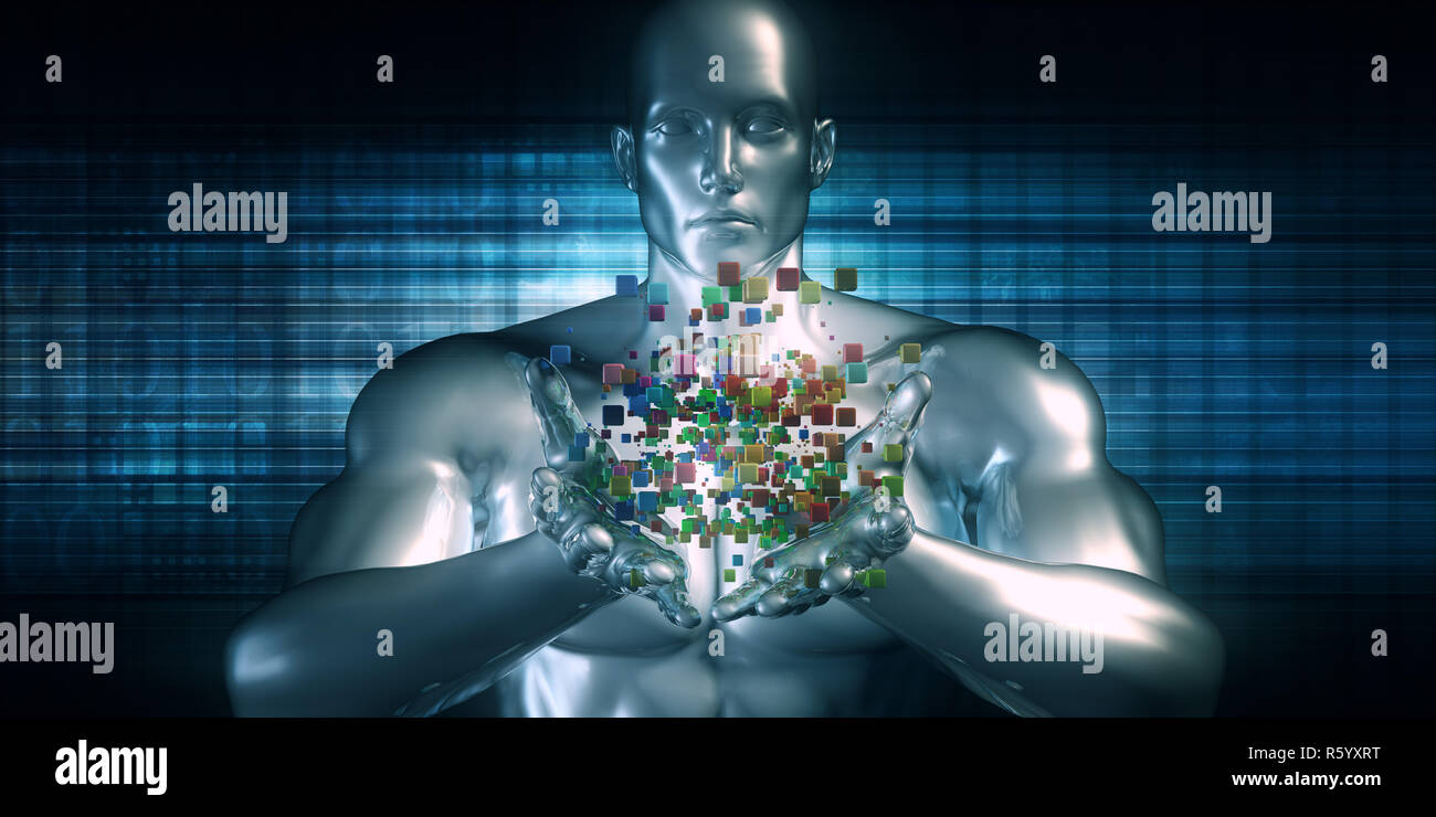 Blockchain Solutions Stock Photo