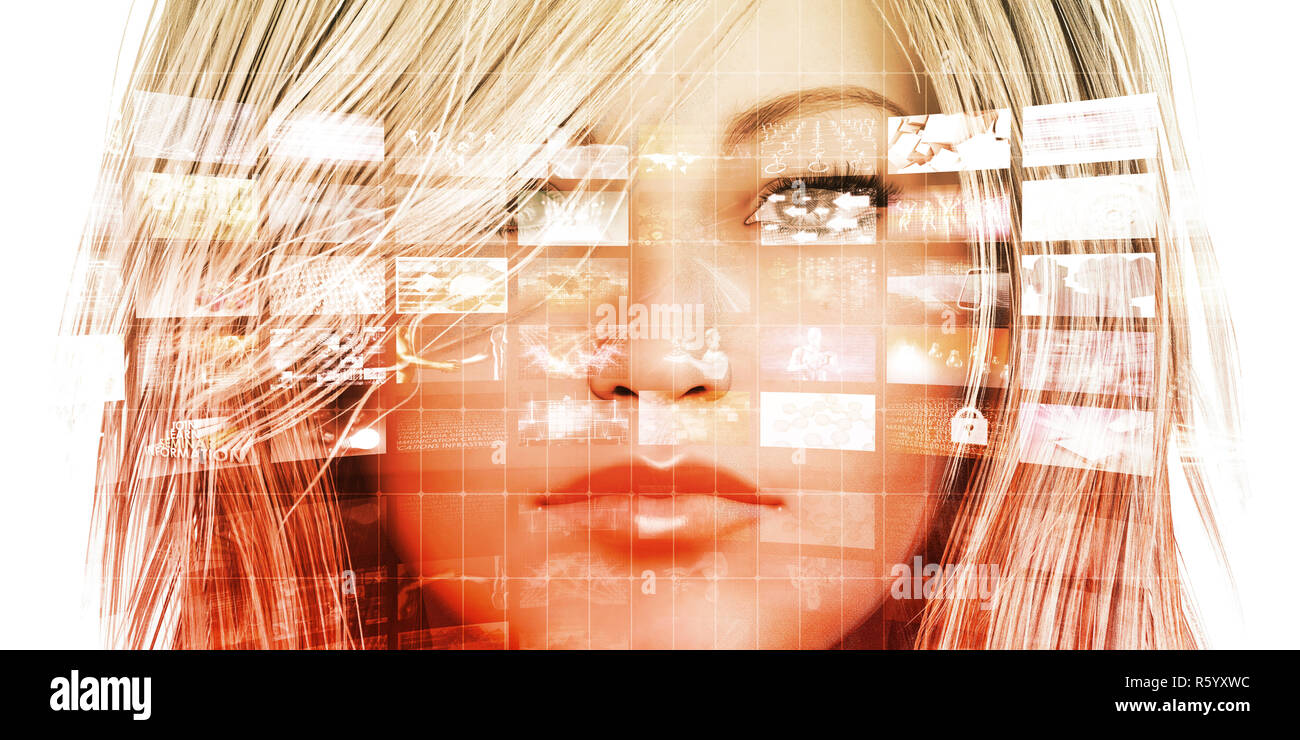 Holographic Virtual Assistant Hi Res Stock Photography And Images Alamy