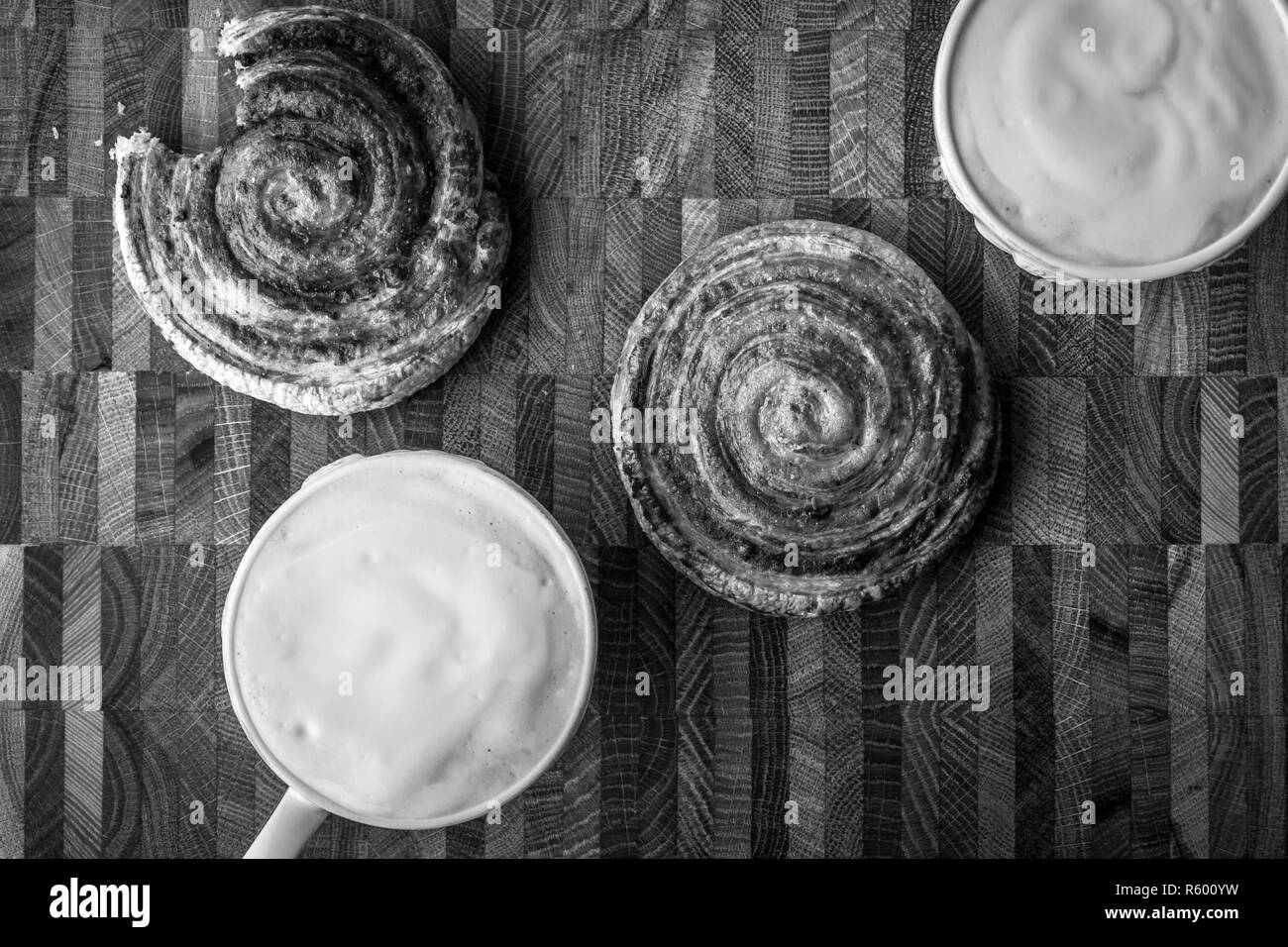 Composition of chick-peas , rice and spice on the dark stone vertical Stock Photo