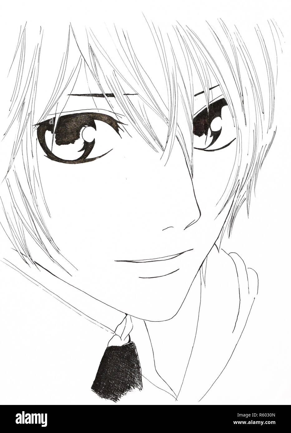 How To Draw A Manga / Anime Styled Portrait: Male Edition
