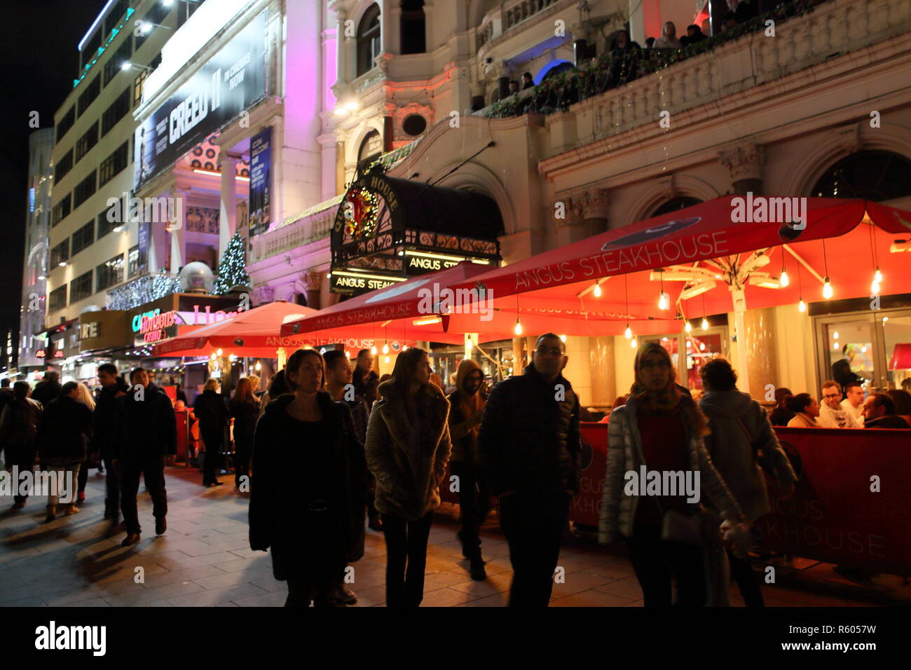Angus Steak House, Leicester Square, London, England, UK Stock Photo