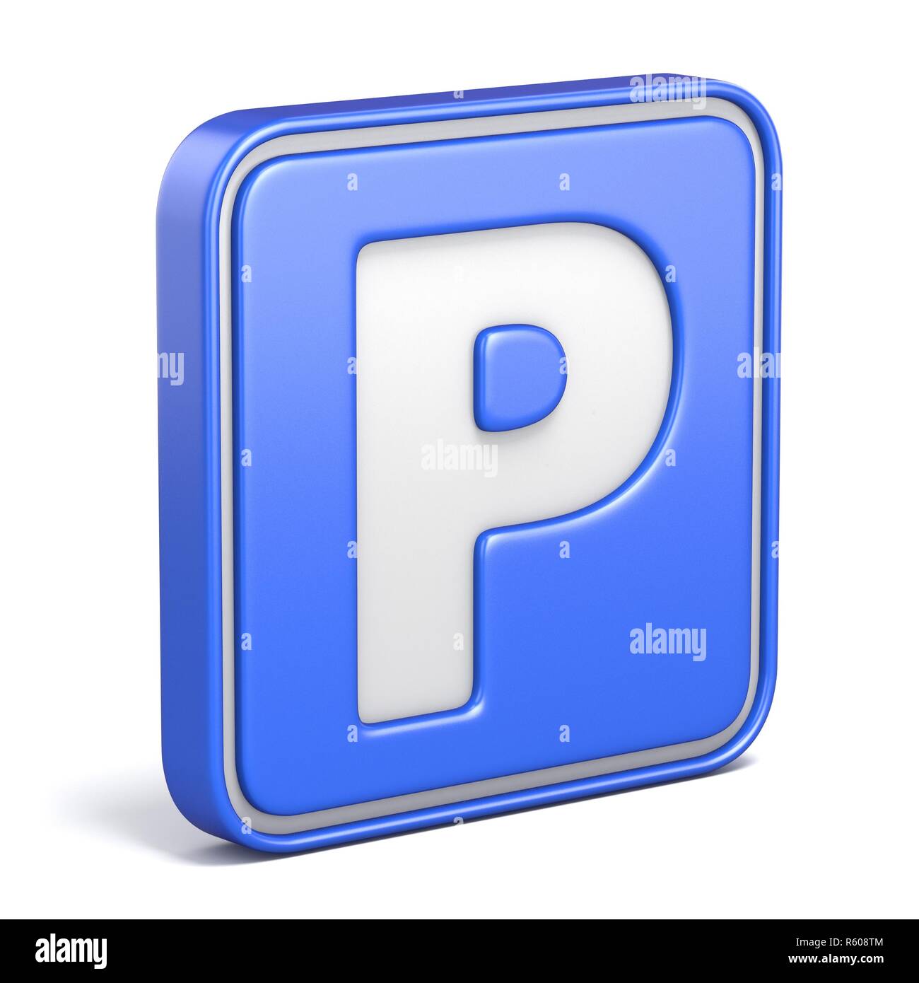 Parking Area Street Sign 3D Stock Photo Alamy