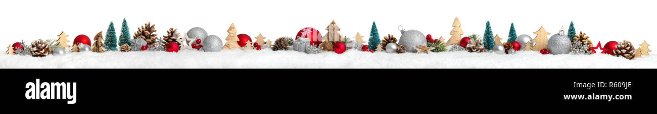 Christmas border banner wide hi-res stock photography and images - Alamy
