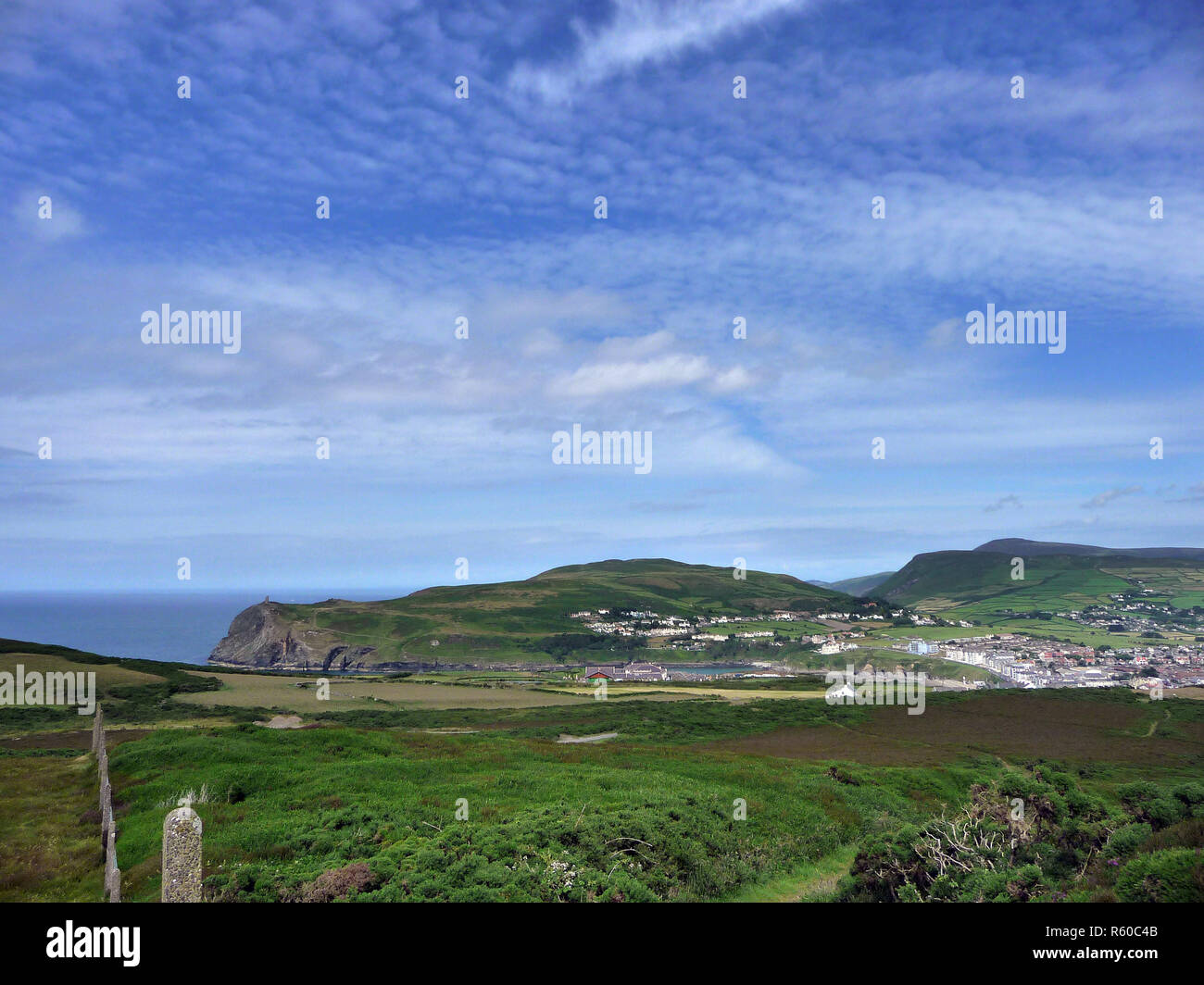 bradda head and port erin on the isle of man Stock Photo Alamy