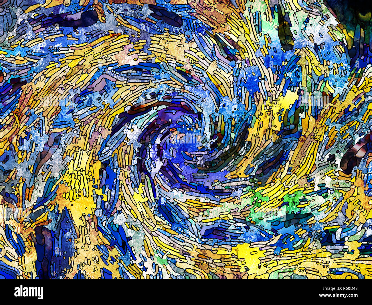 Virtual Color Division Stock Photo - Alamy